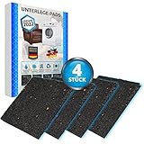 4 STÜCK 9x9x1 cm Waschmaschinen Unterlage Pads Gummipads Anti Vibrationsdämpfer für Trockner...